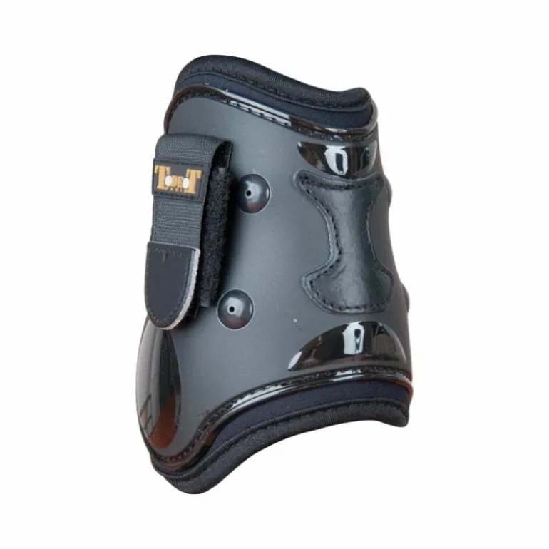 TdeT - Protèges boulet coque et cuir noir