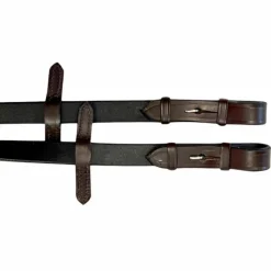 TdeT - Rênes en caoutchouc petits picots orange