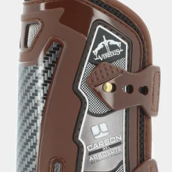 Veredus - Guêtres ouvertes Carbon Gel Absolute marron x2