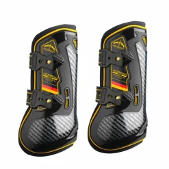 Veredus - Guêtres ouvertes Carbon Gel Absolute Aachen Edition noir x2