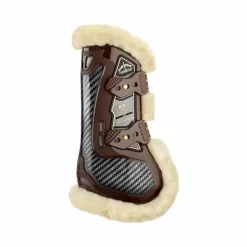 Veredus - Guêtres ouvertes antérieures Carbon Gel Absolute Save the Sheep marron