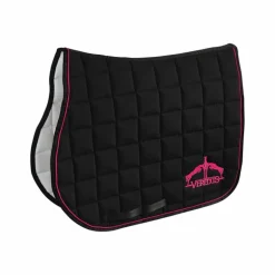 Veredus - Tapis de Selle Color Edition Noir/ Fuchsia